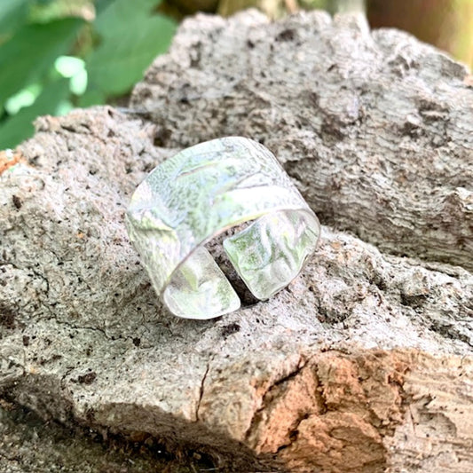 925 Sterling Silver Fused Ring