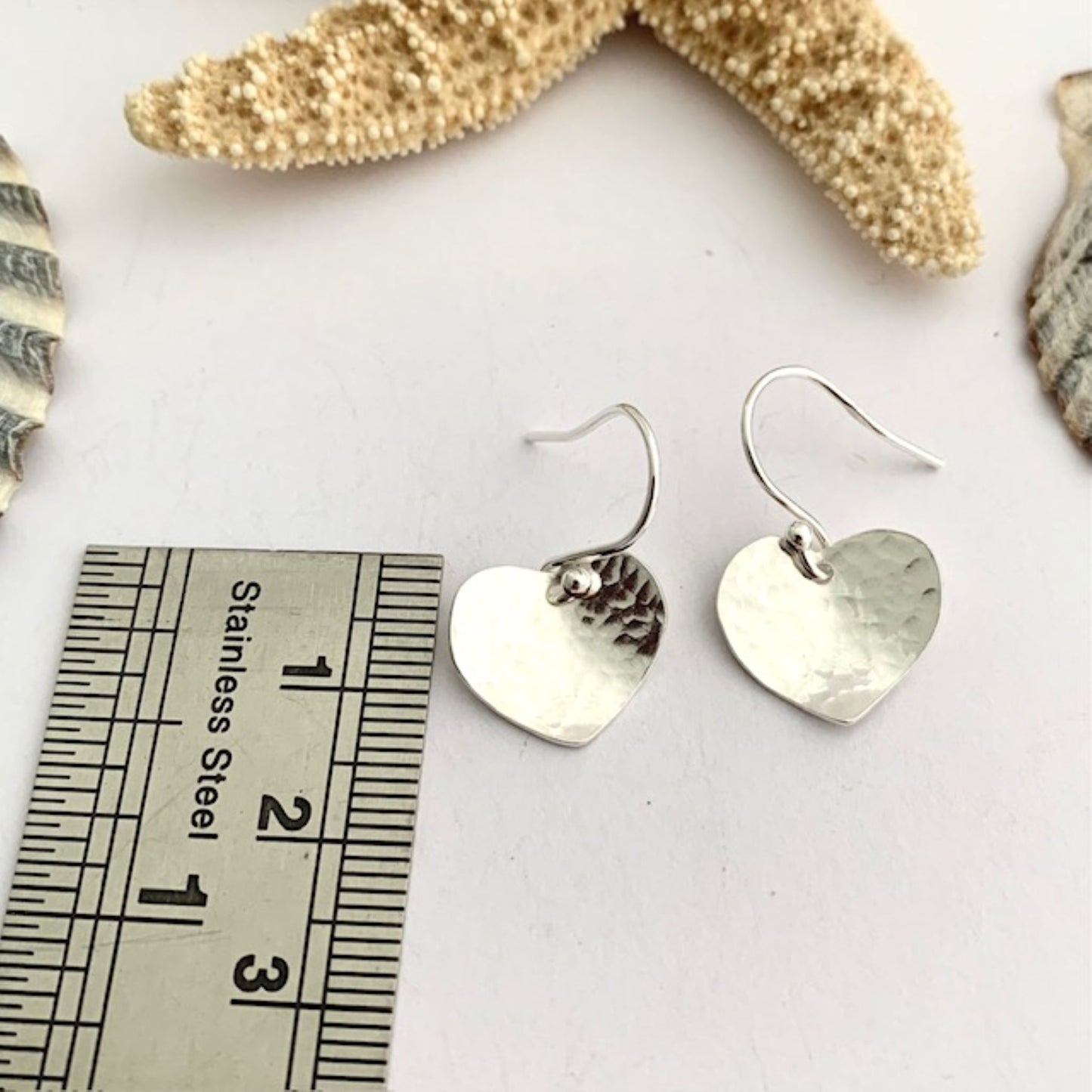 925 Sterling Silver Heart Earrings