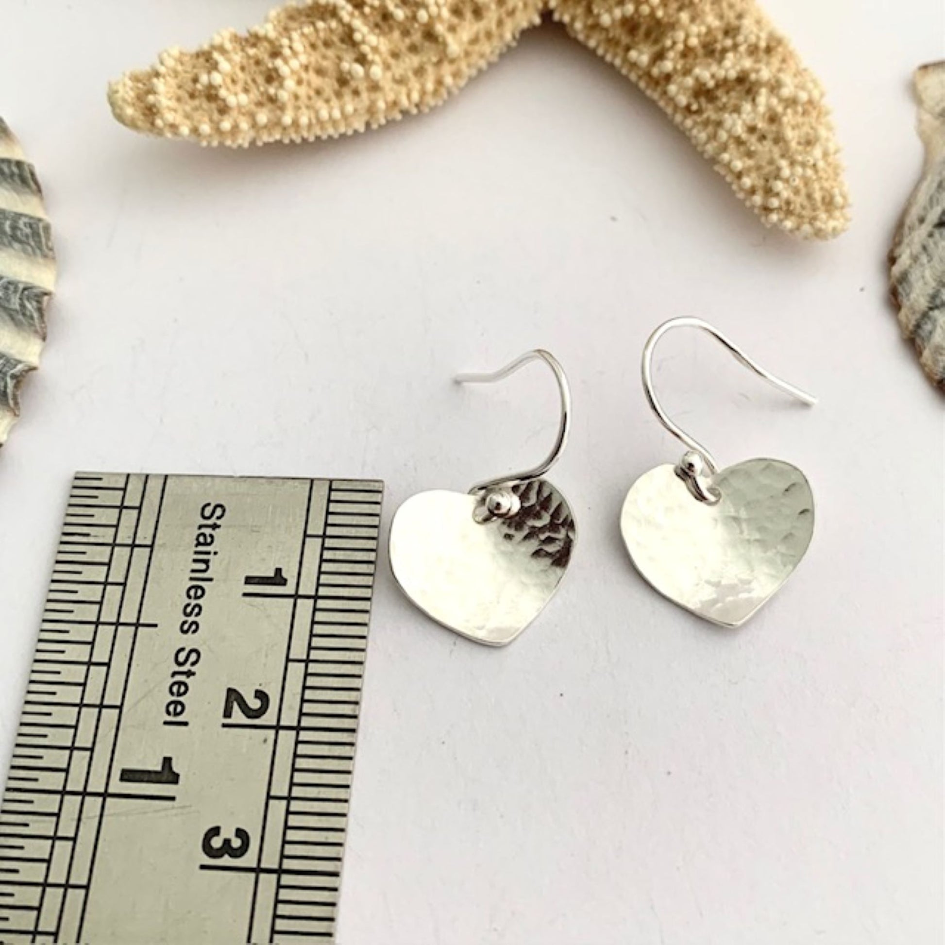 925 Sterling Silver Heart Earrings