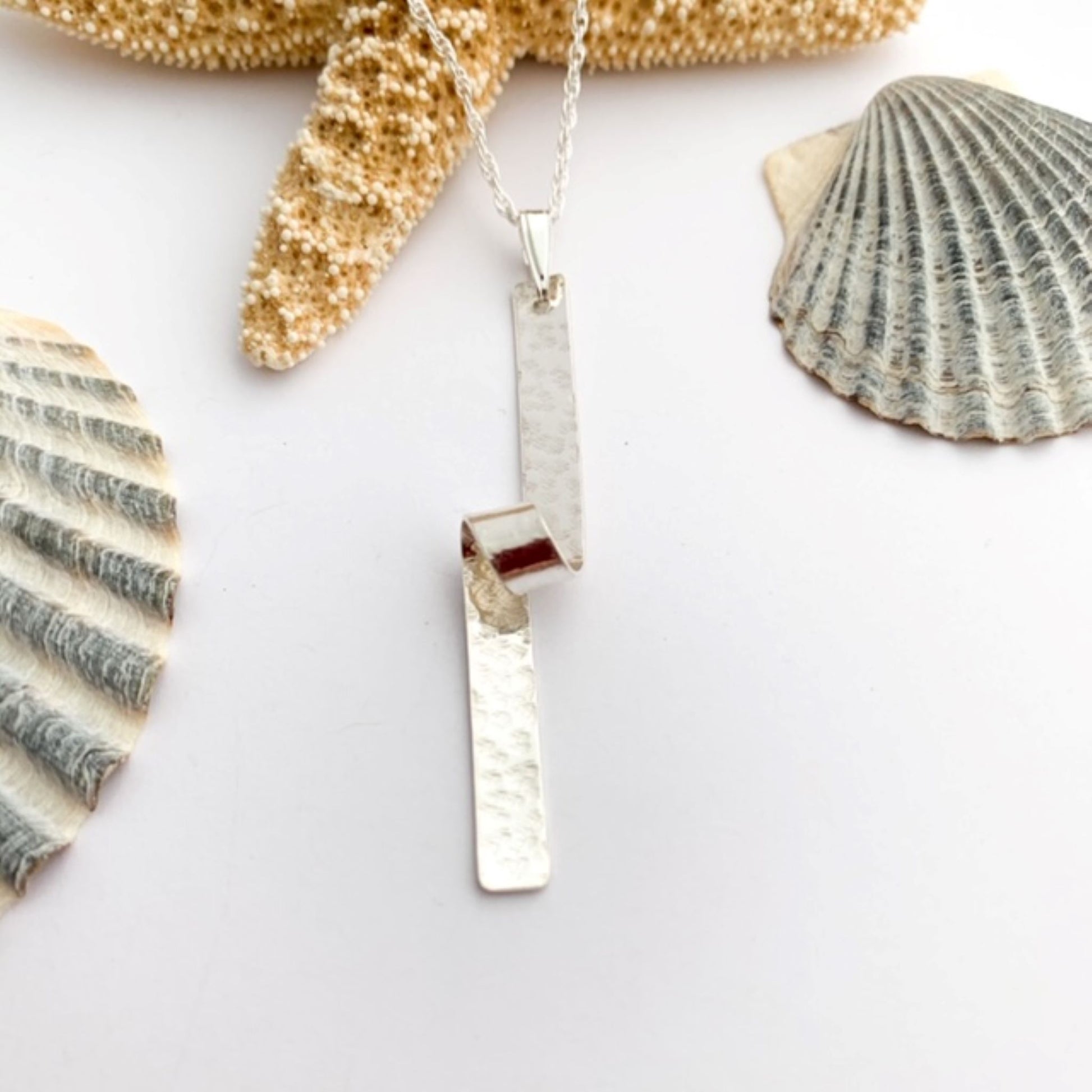 925 Sterling Silver Scroll Necklace