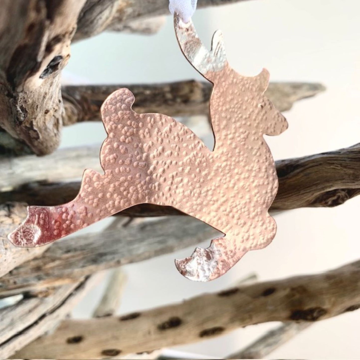 Copper Reindeer Hanging Decoration