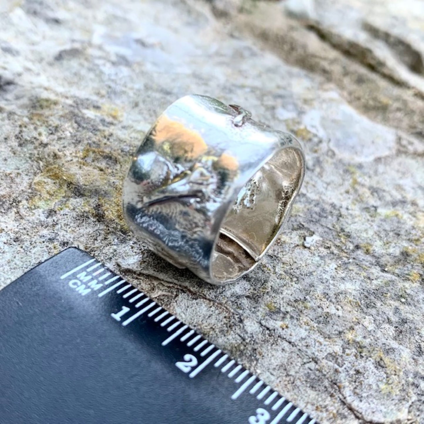 Reticulated Fused Sterling Silver Ring