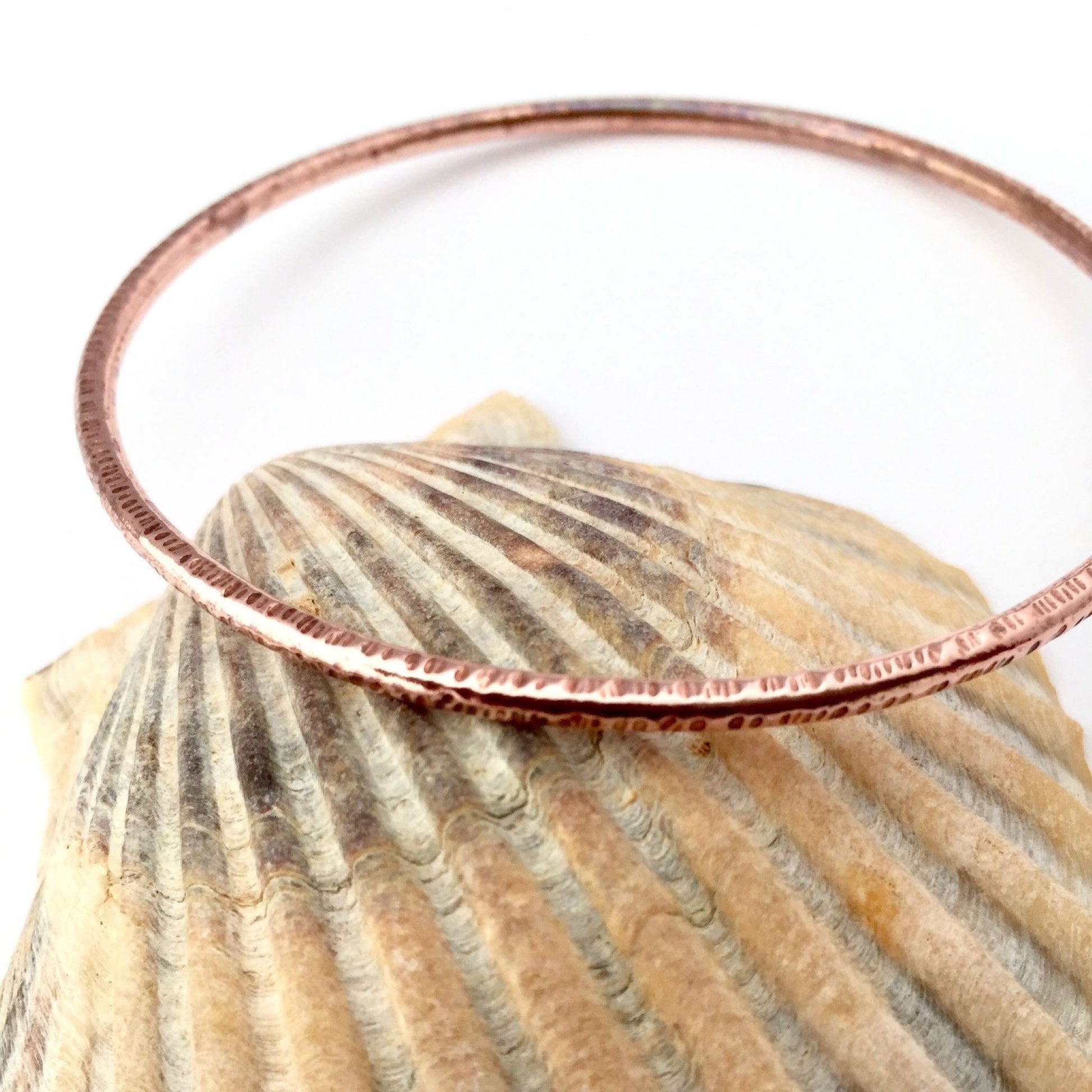 Skinny Copper Stacking Bangle