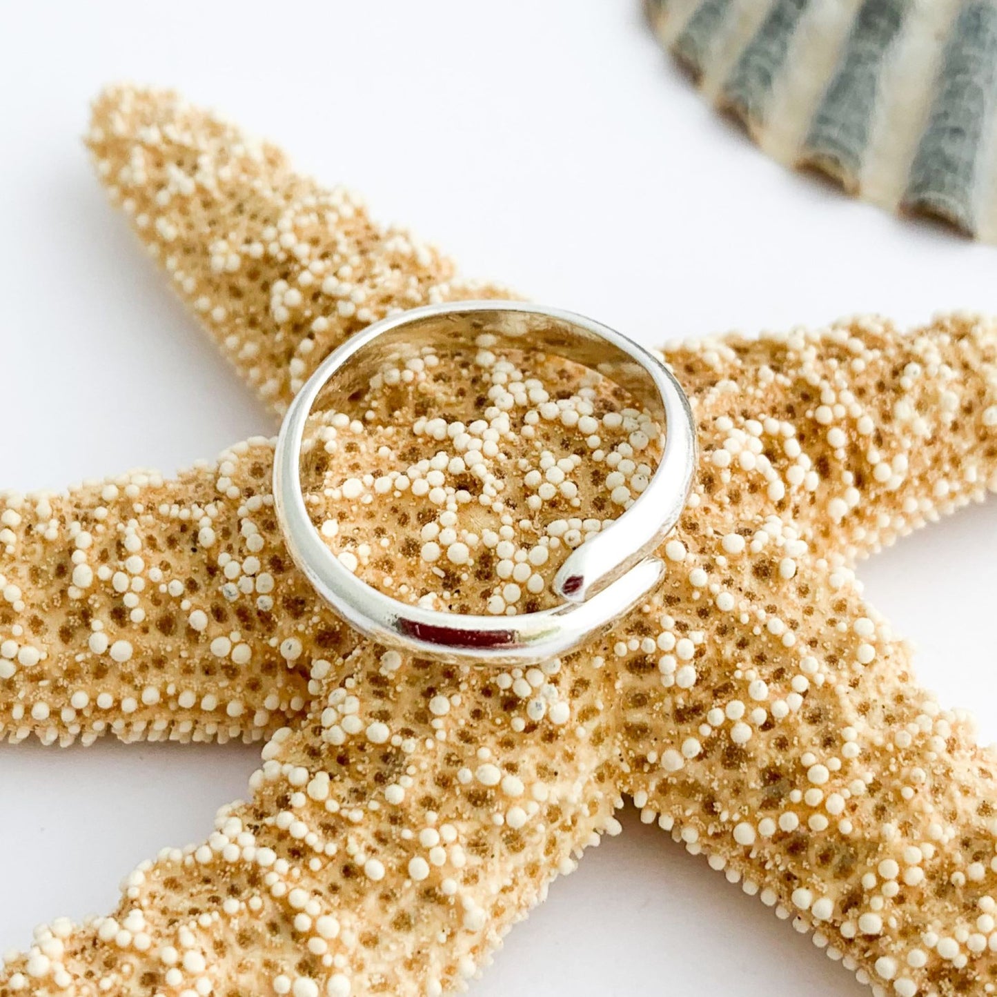 Sterling Silver Spiral Wire Thumb Ring