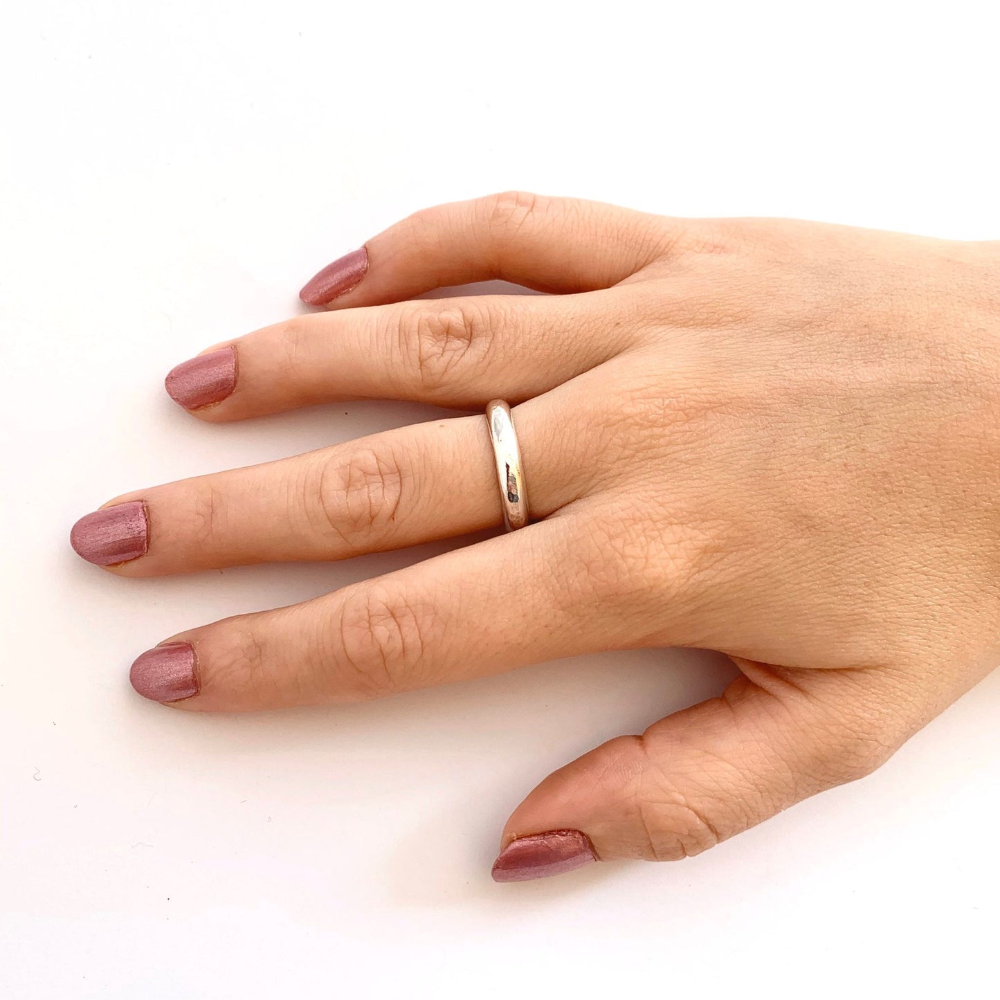 Sterling Silver Textured Ring