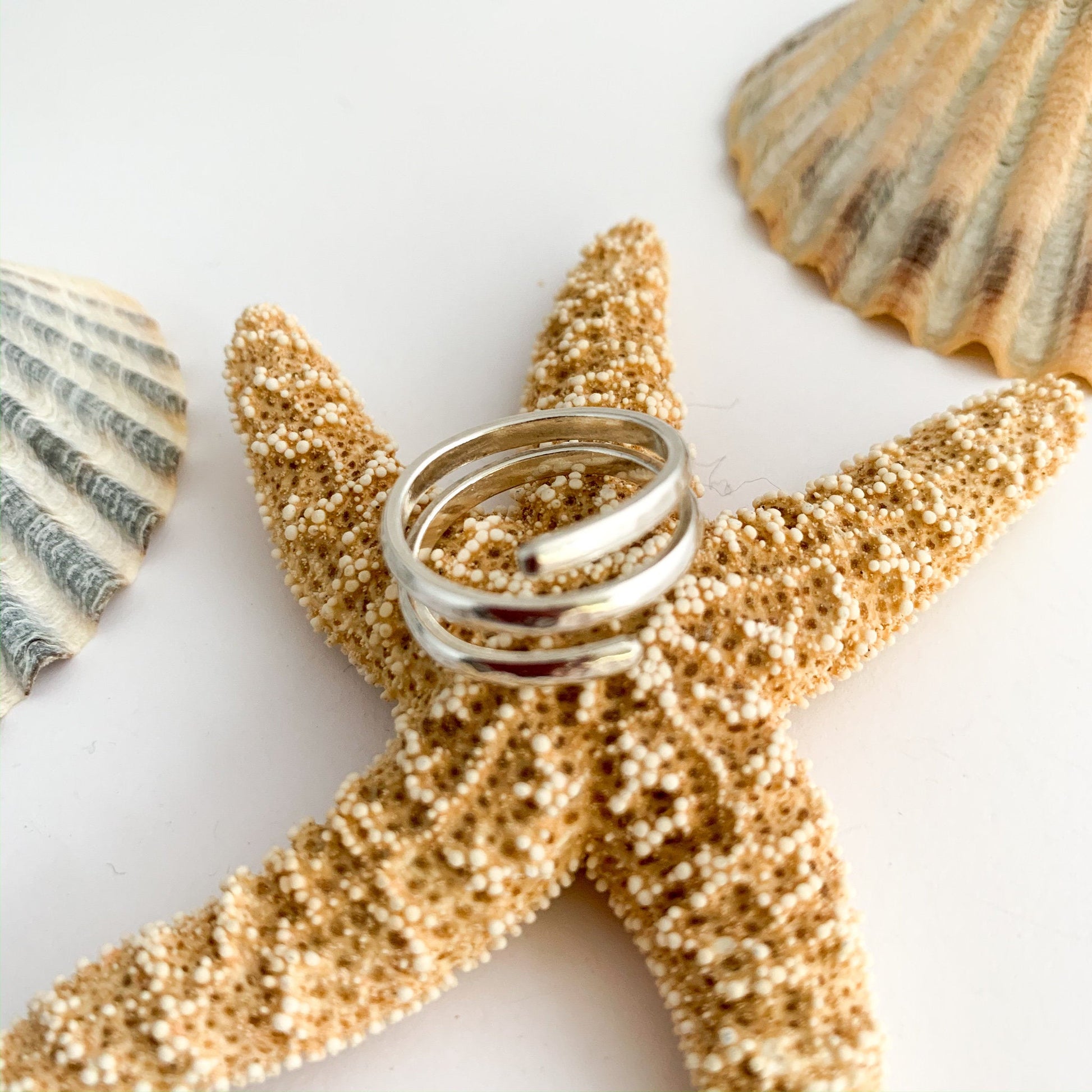 Sterling Silver Wire Wrap Around Ring