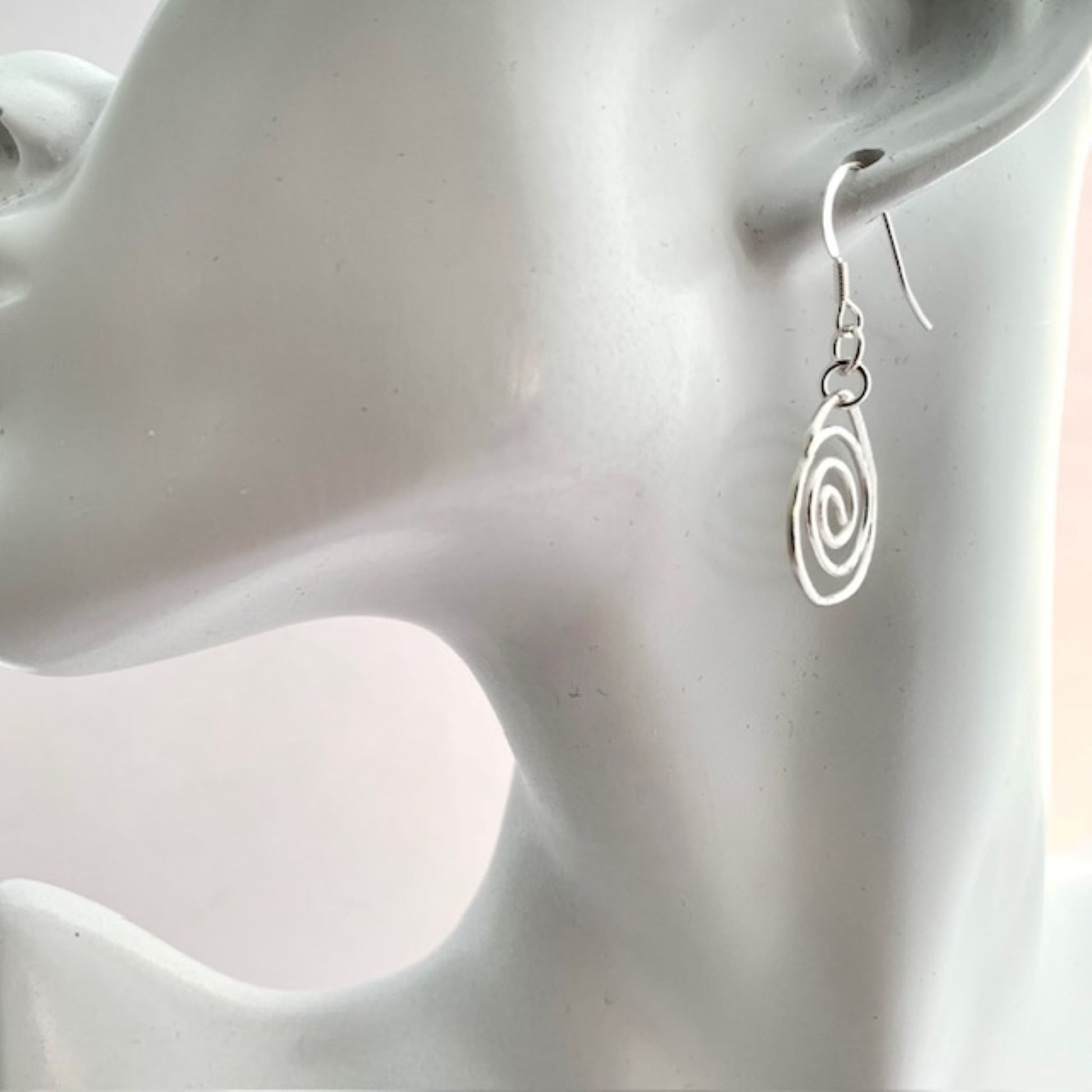 Sterling Silver Coil Earrings