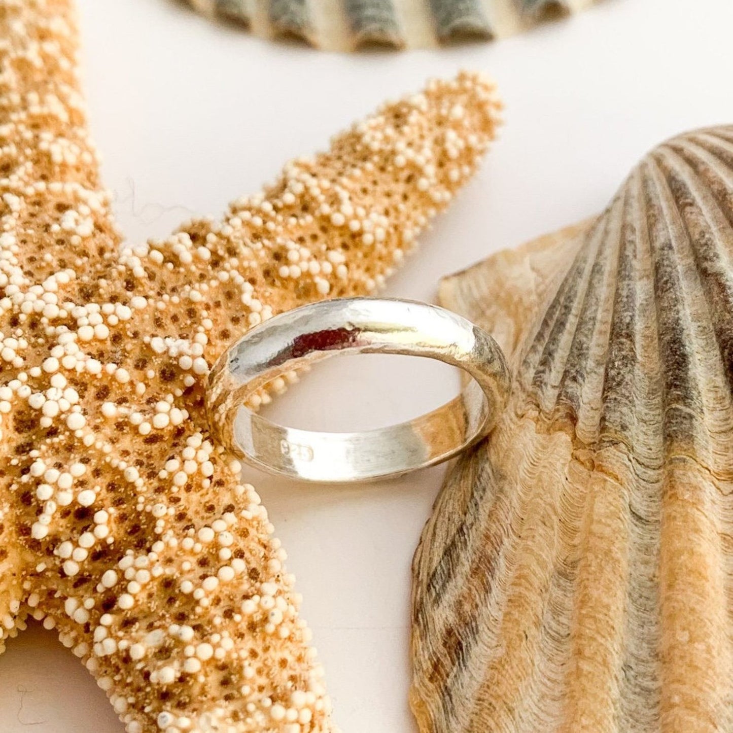 Textured Sterling Silver Band
