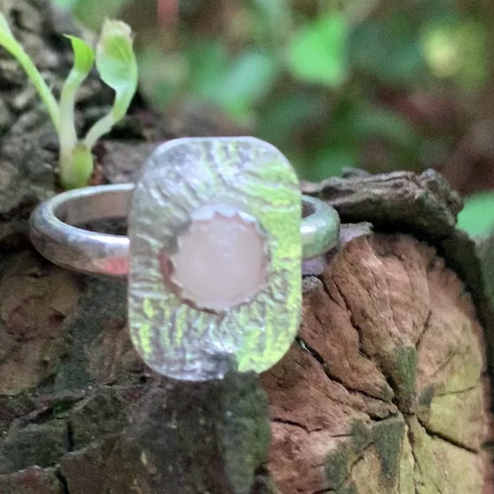 Rose Quartz Gemstone Ring