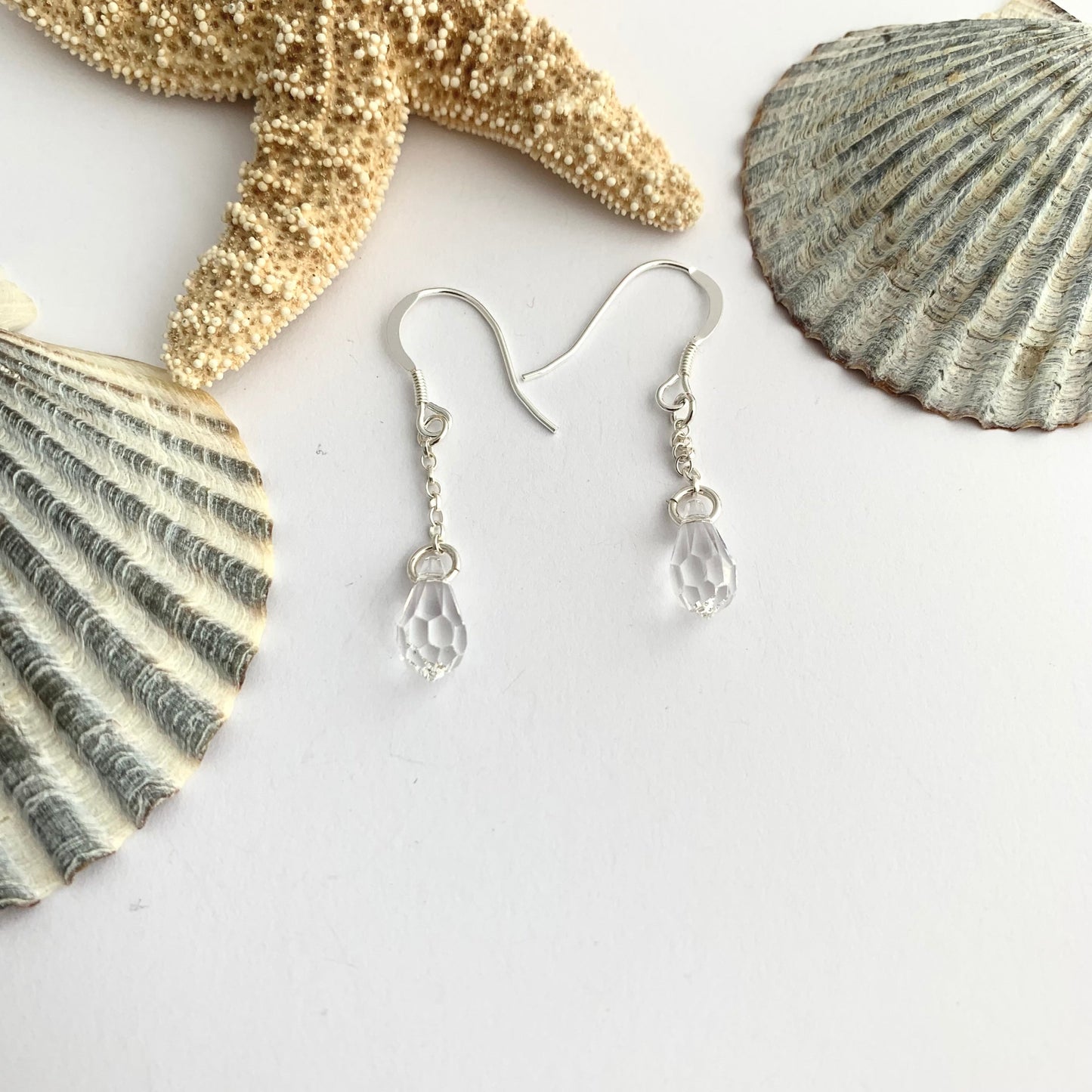 Dangle Crystal Bead Earrings