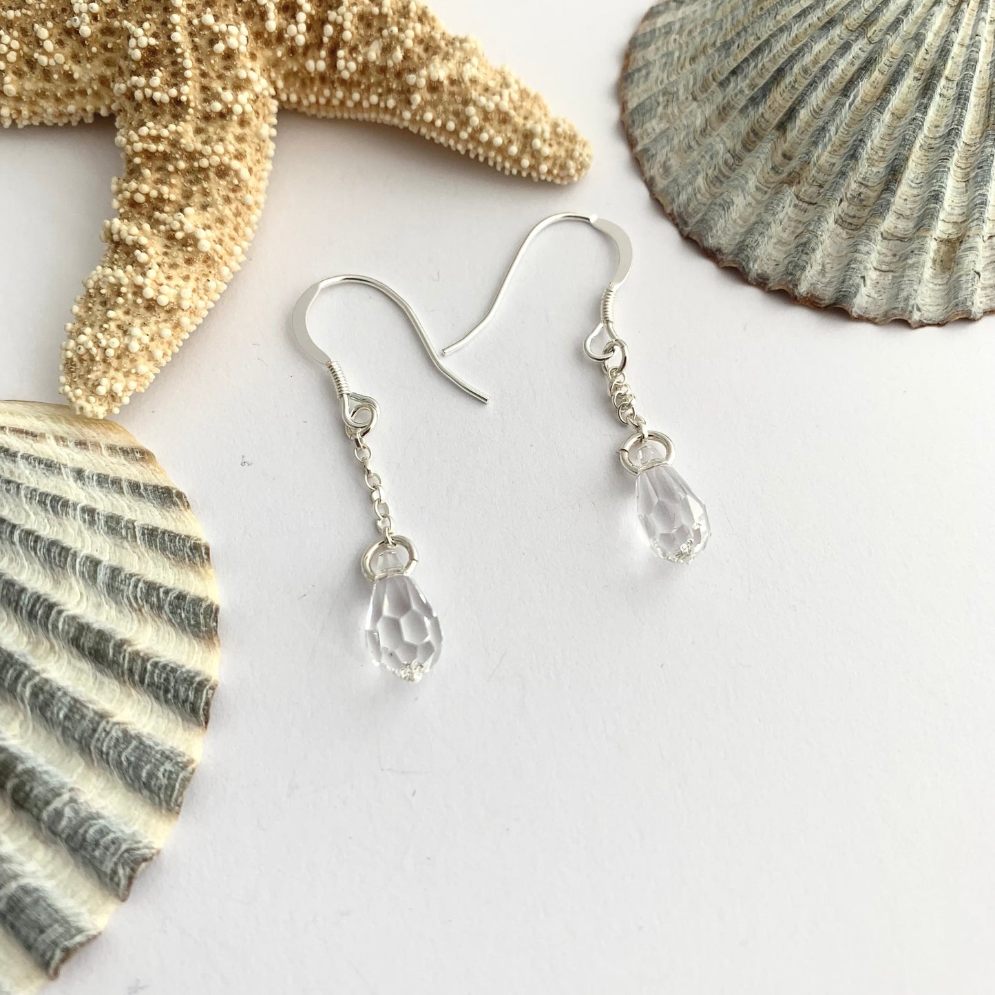 Dangle Crystal Bead Earrings