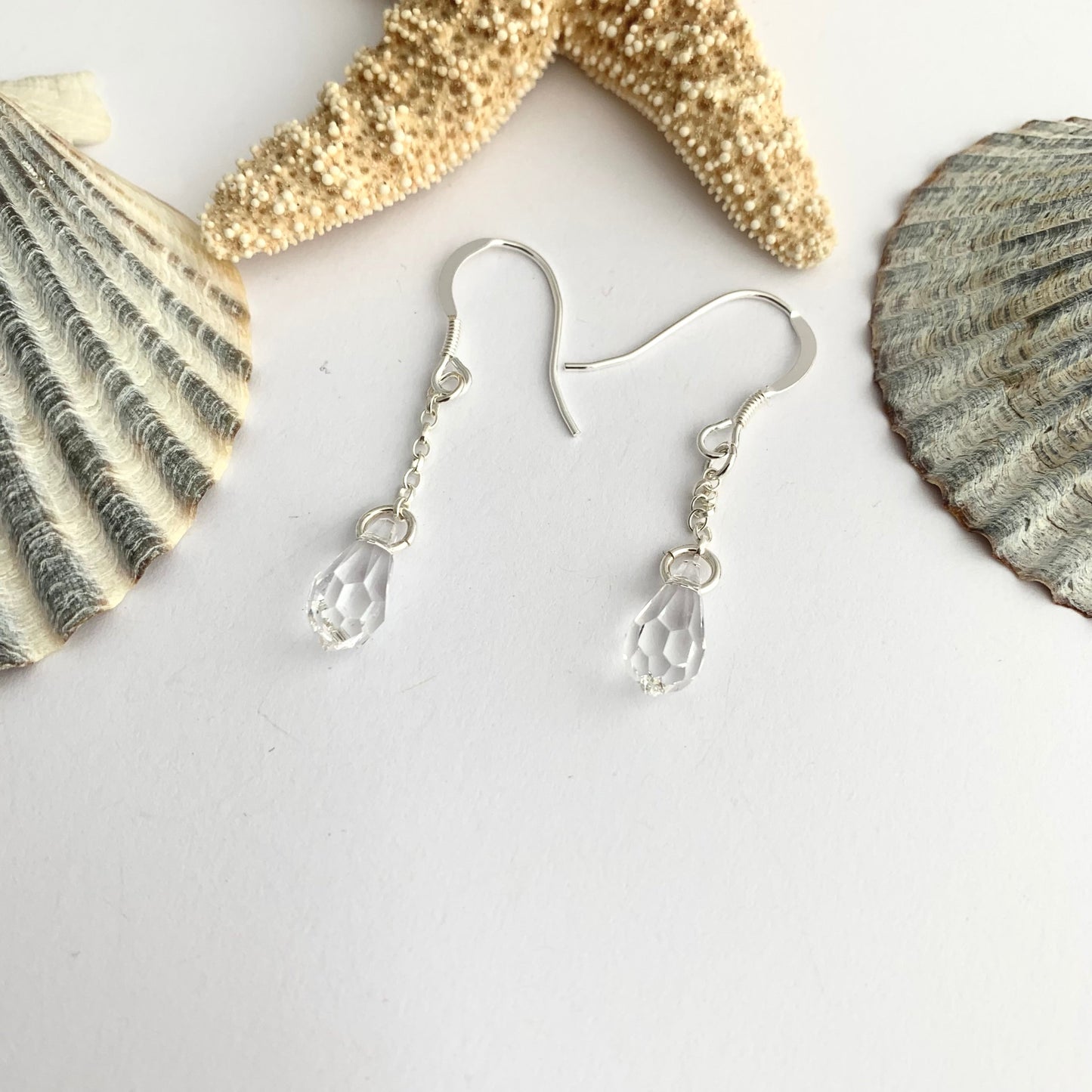 Dangle Crystal Bead Earrings