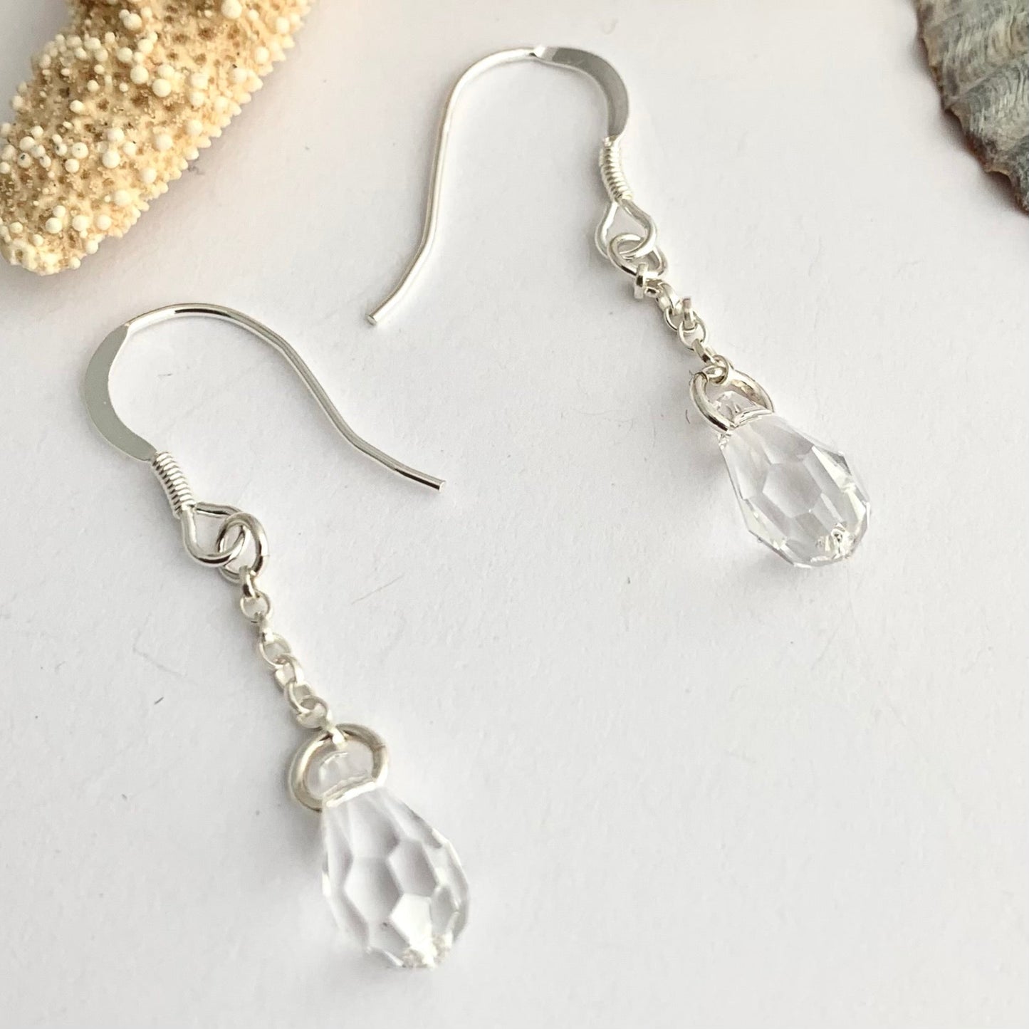 Dangle Crystal Bead Earrings