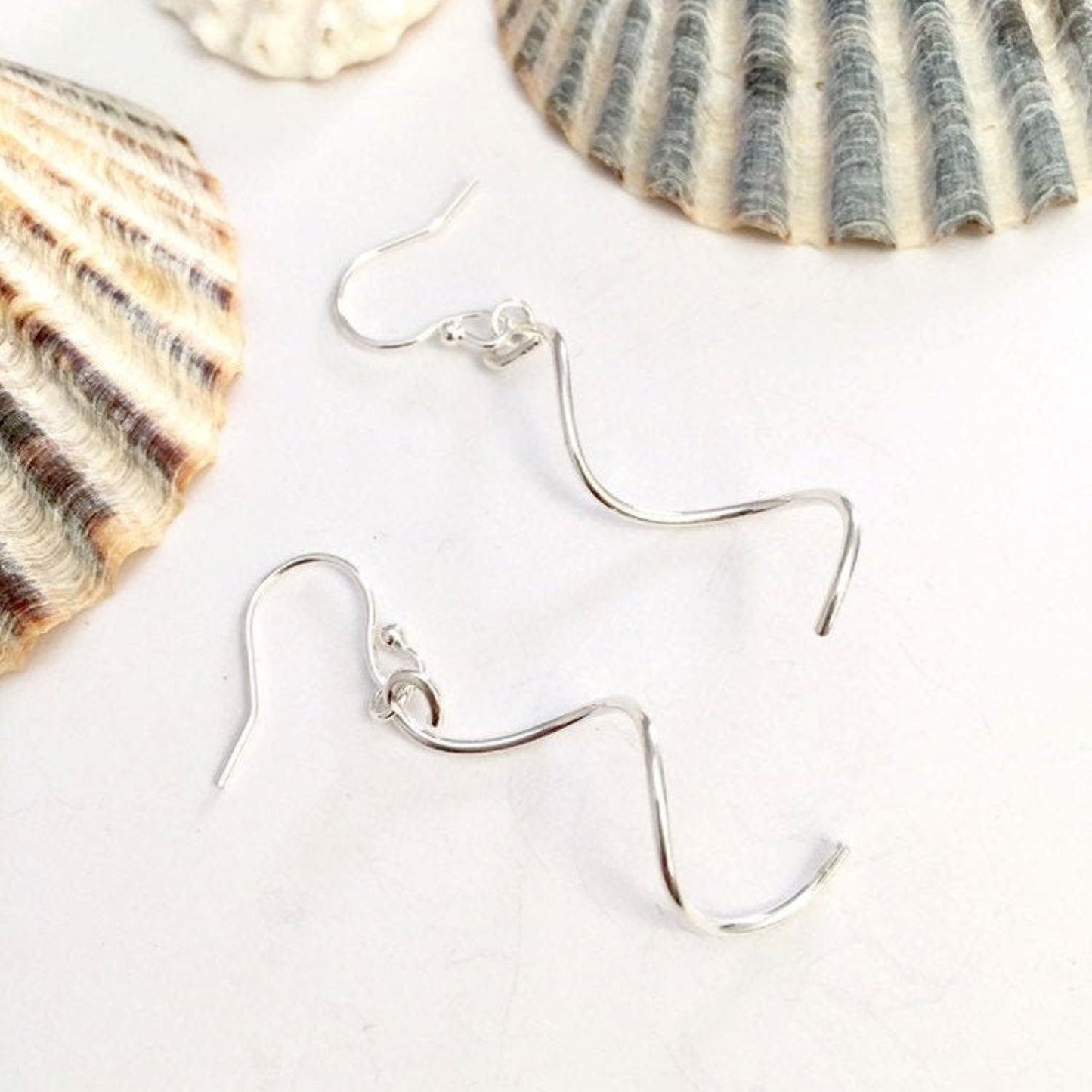 925 Sterling Silver Corkscrew Earrings