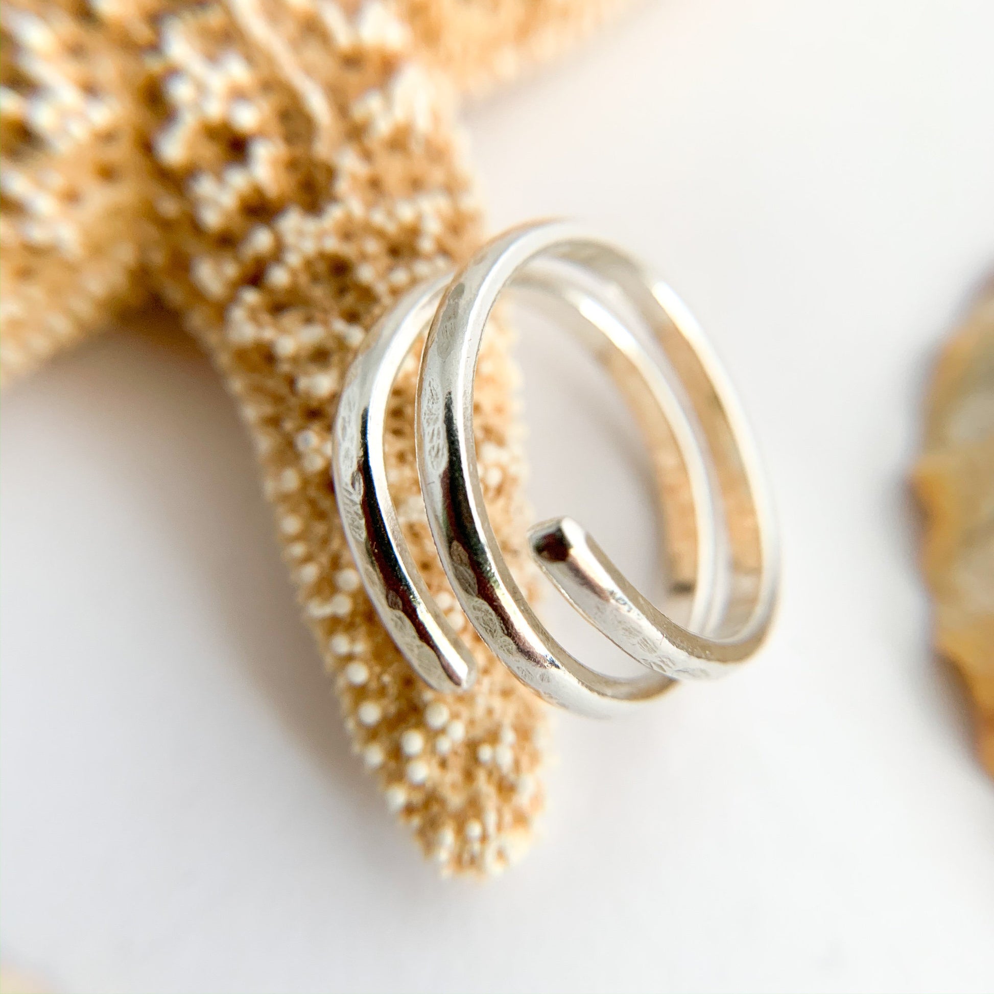925 Sterling Silver Spiral Ring