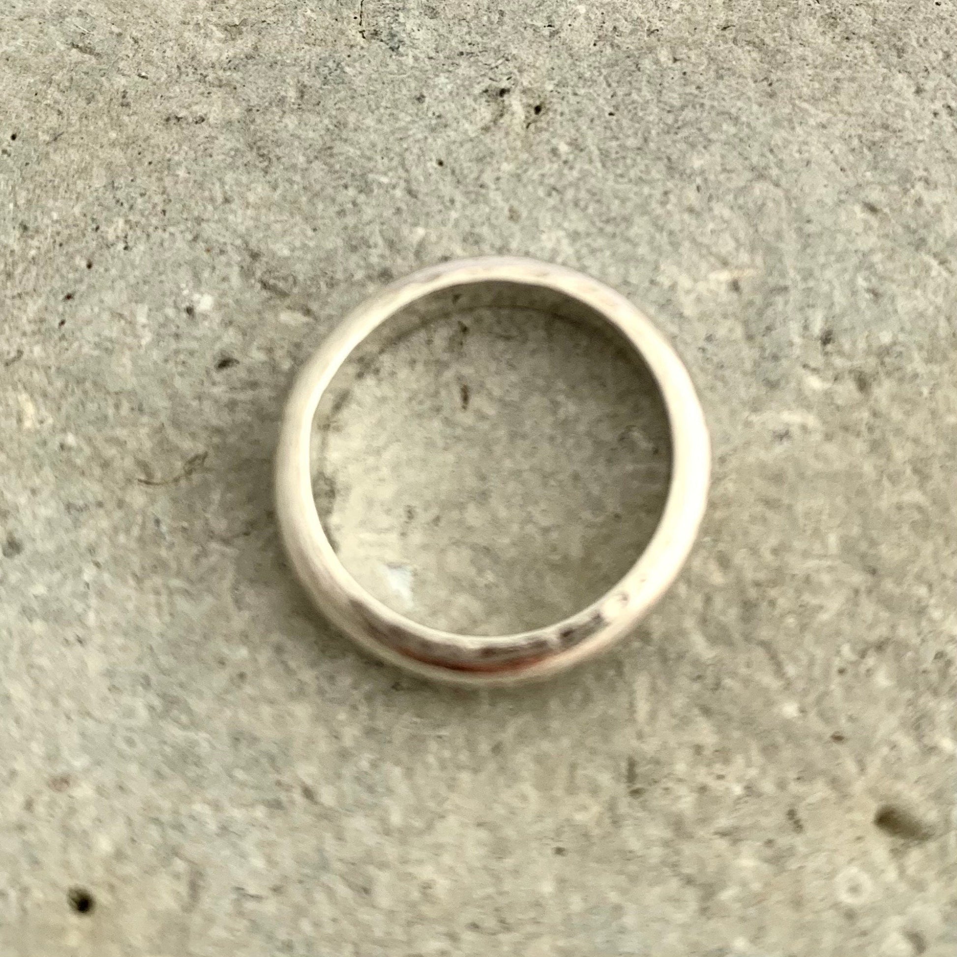 Hammered Silver Ring