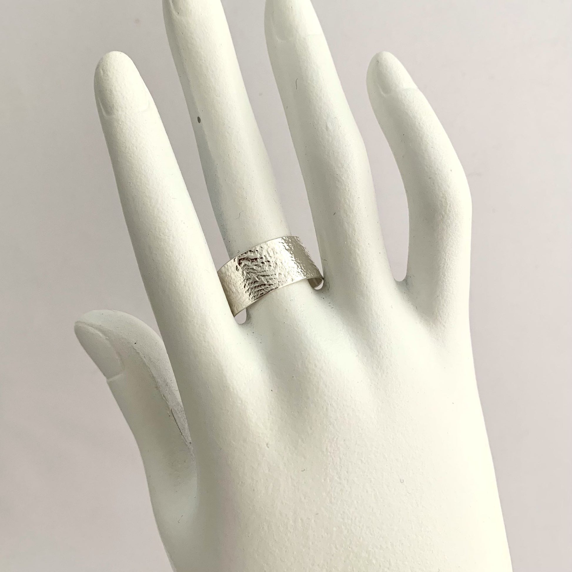 Lace Pattern Sterling Silver Open Ring
