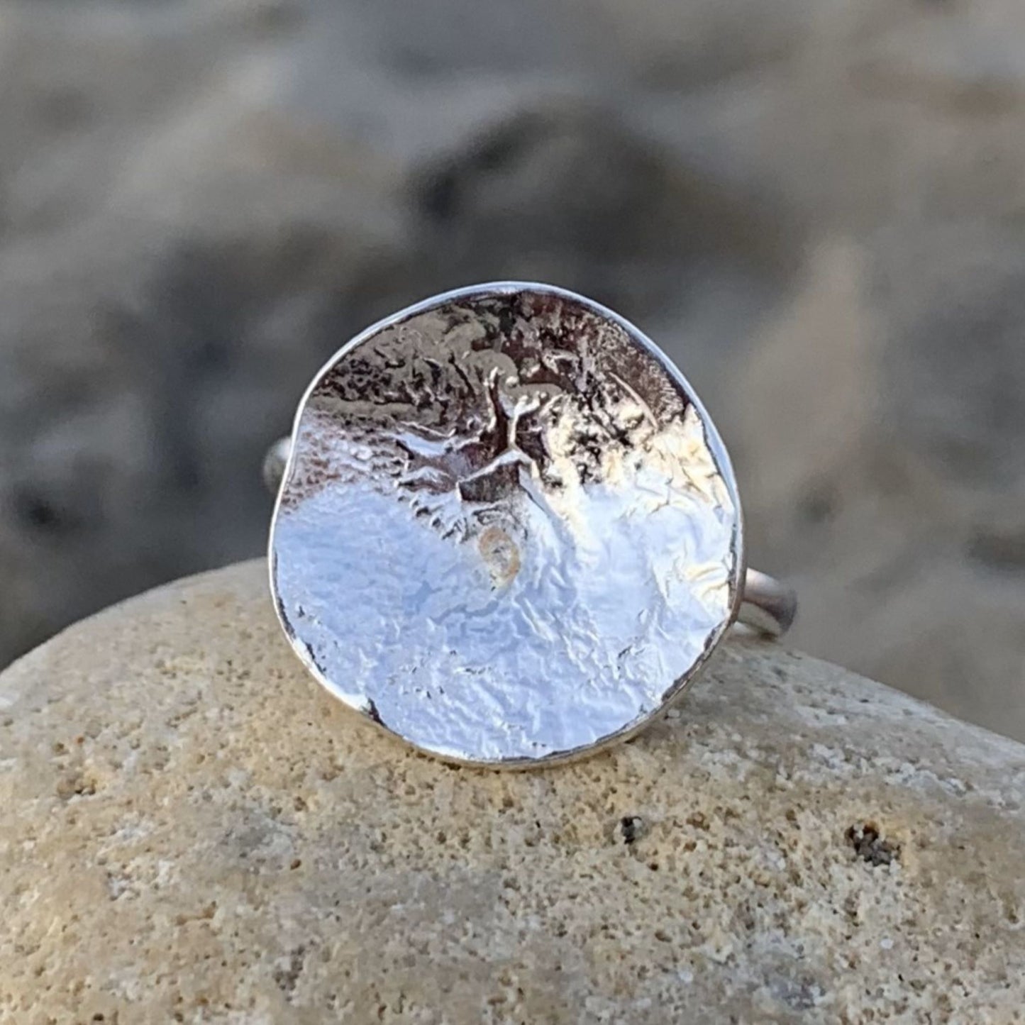 Large Sterling Silver Statement Ring