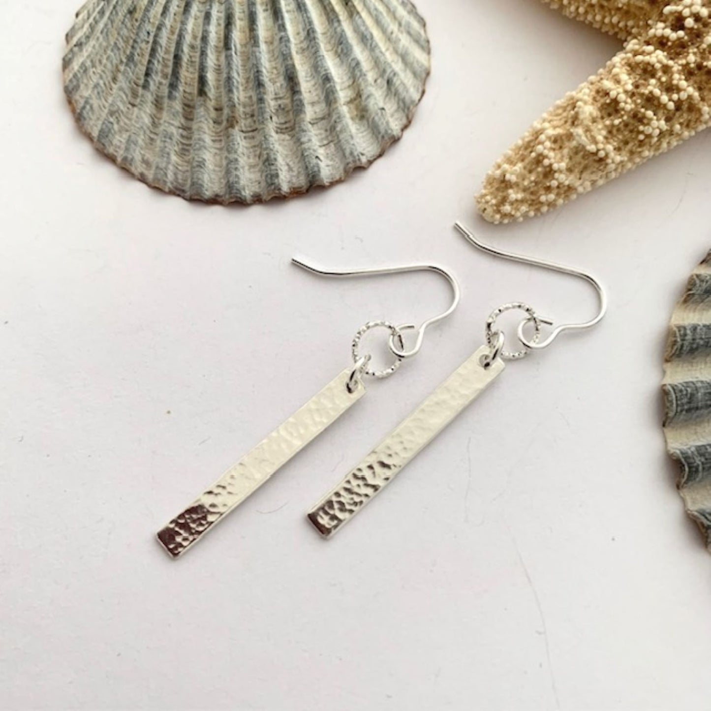 Long Stick 925 Sterling Silver Earrings