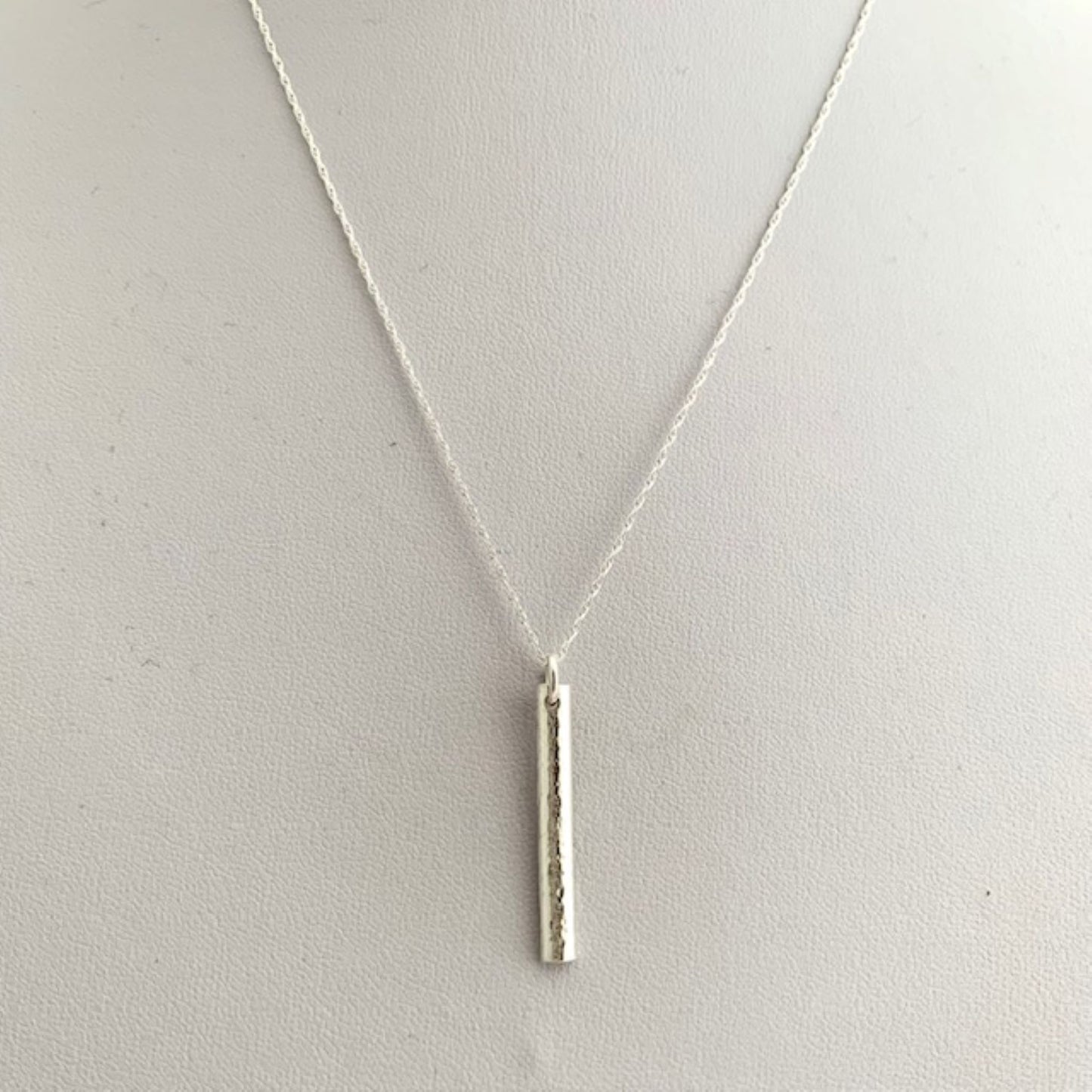 Silver Bar Necklace