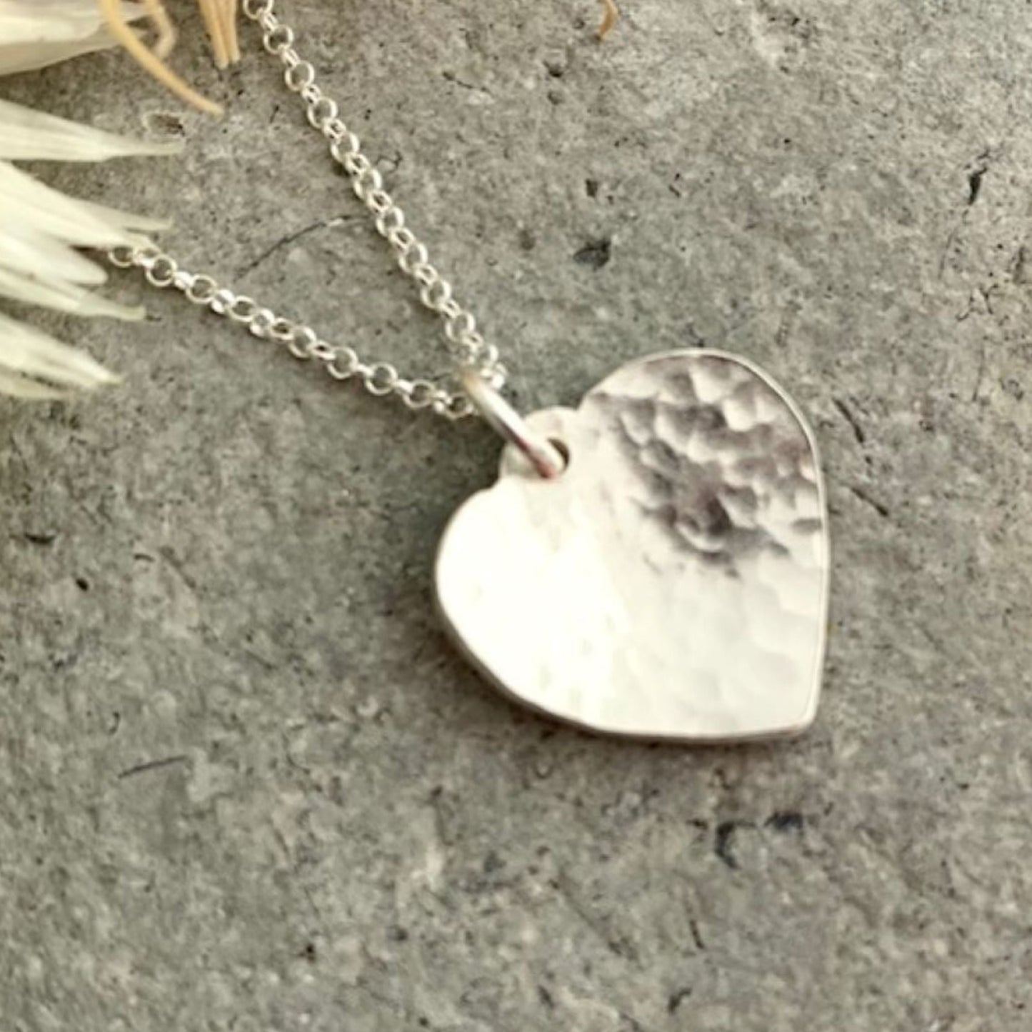 Sterling Silver Heart Necklace Pendant