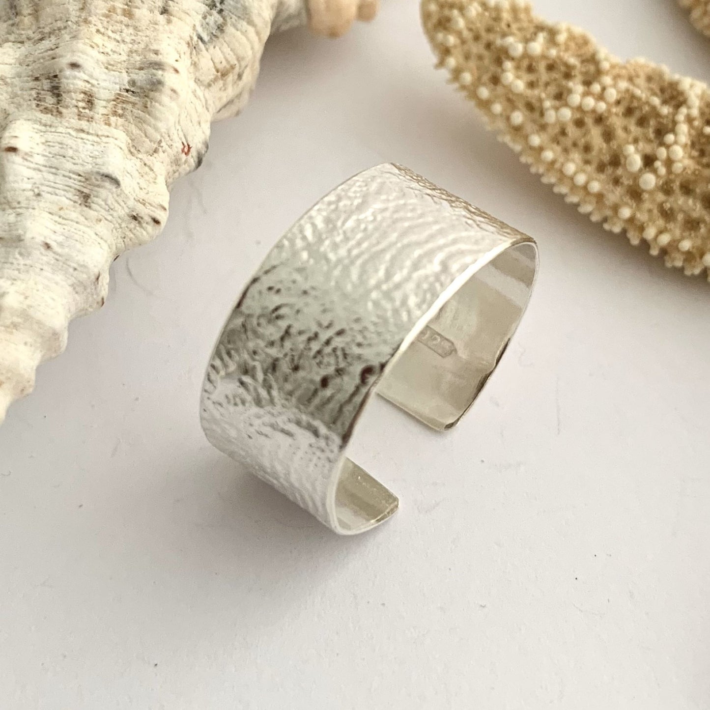 Sterling Silver Lace Pattern Open Ring