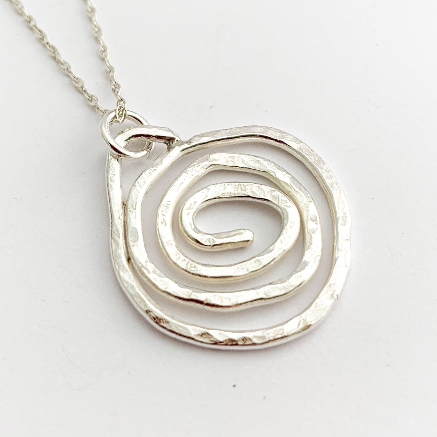 Sterling Silver Spiral Celtic Pendant