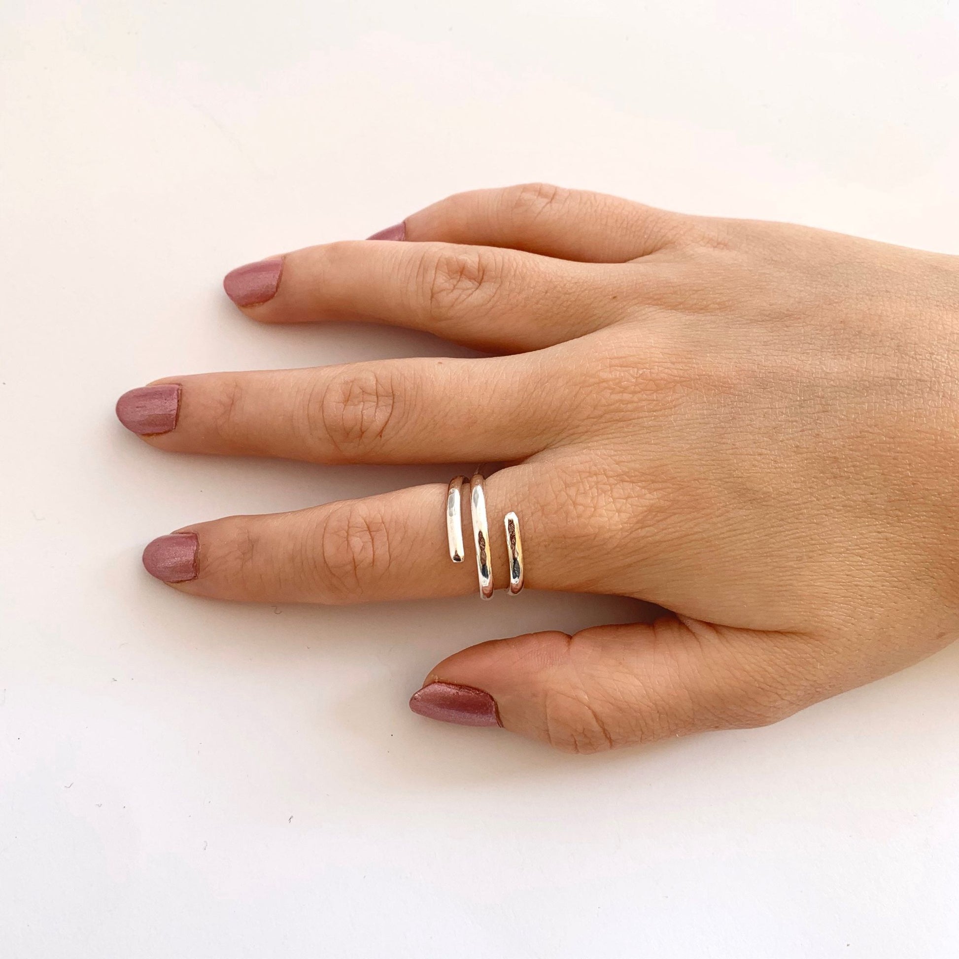Sterling Silver Wrap Around Thumb Ring