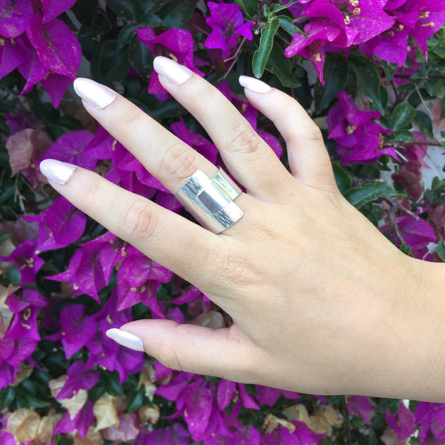 Sterling Silver Wrap Over Ring