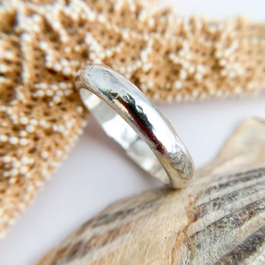 Textured 925 Sterling Silver Ring