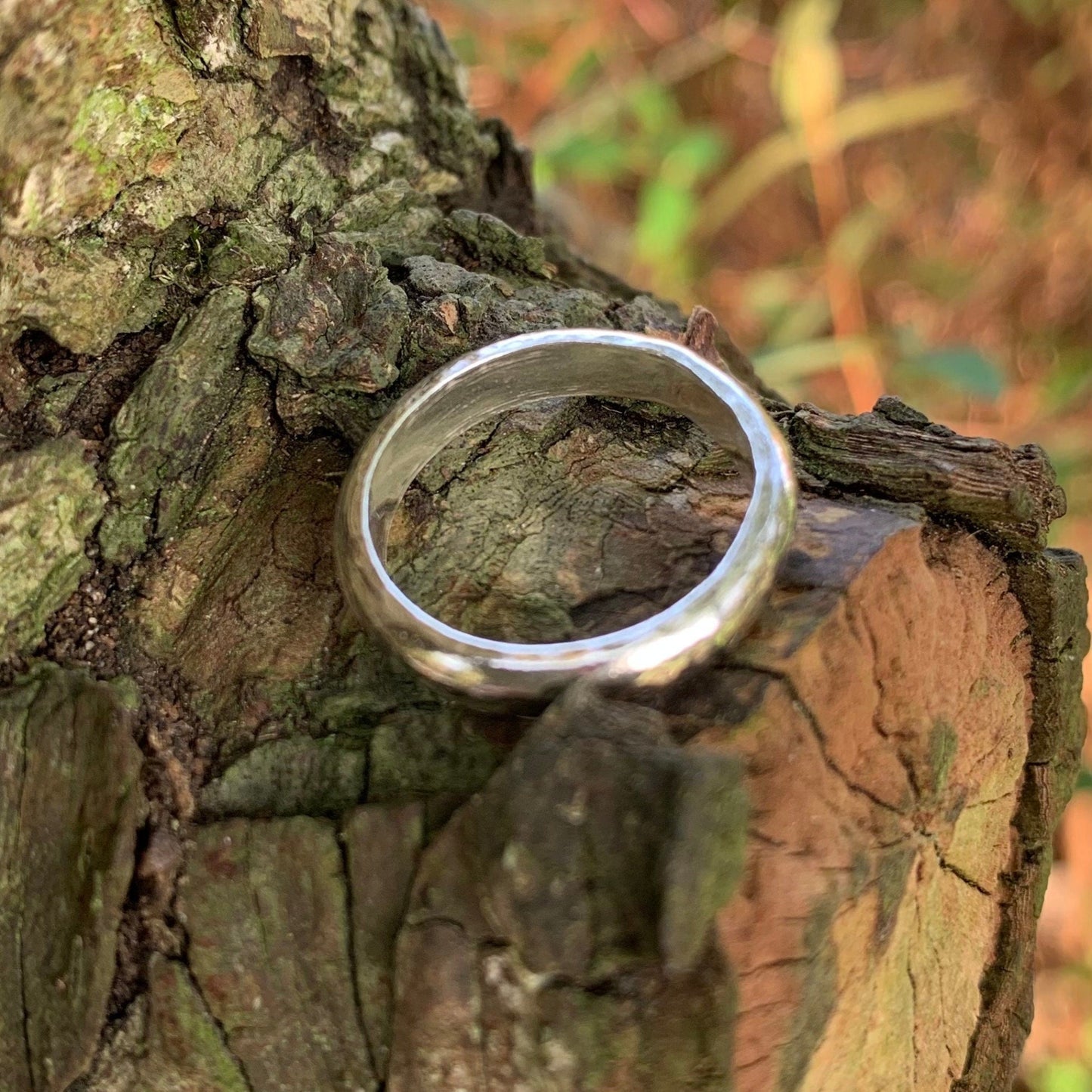 Textured Silver Ring