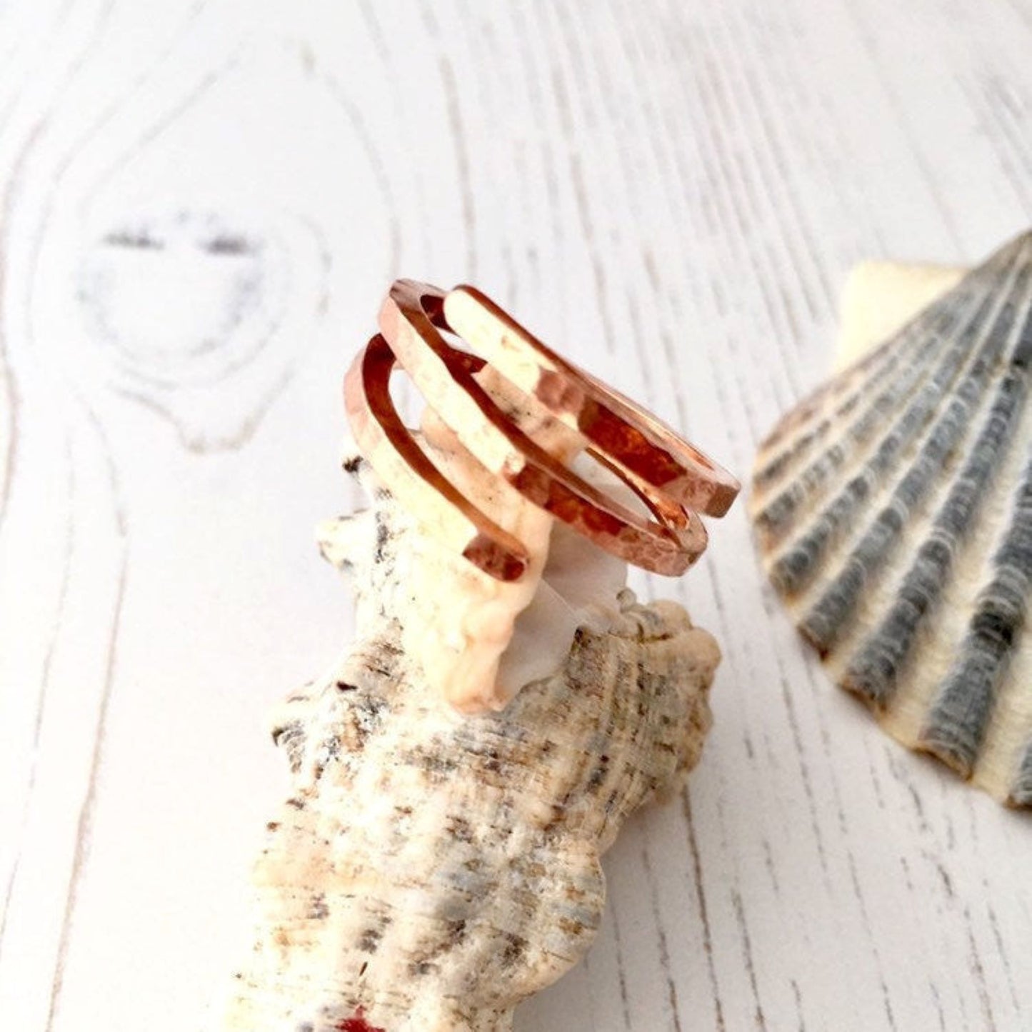 Wire Copper Wrap Around Ring