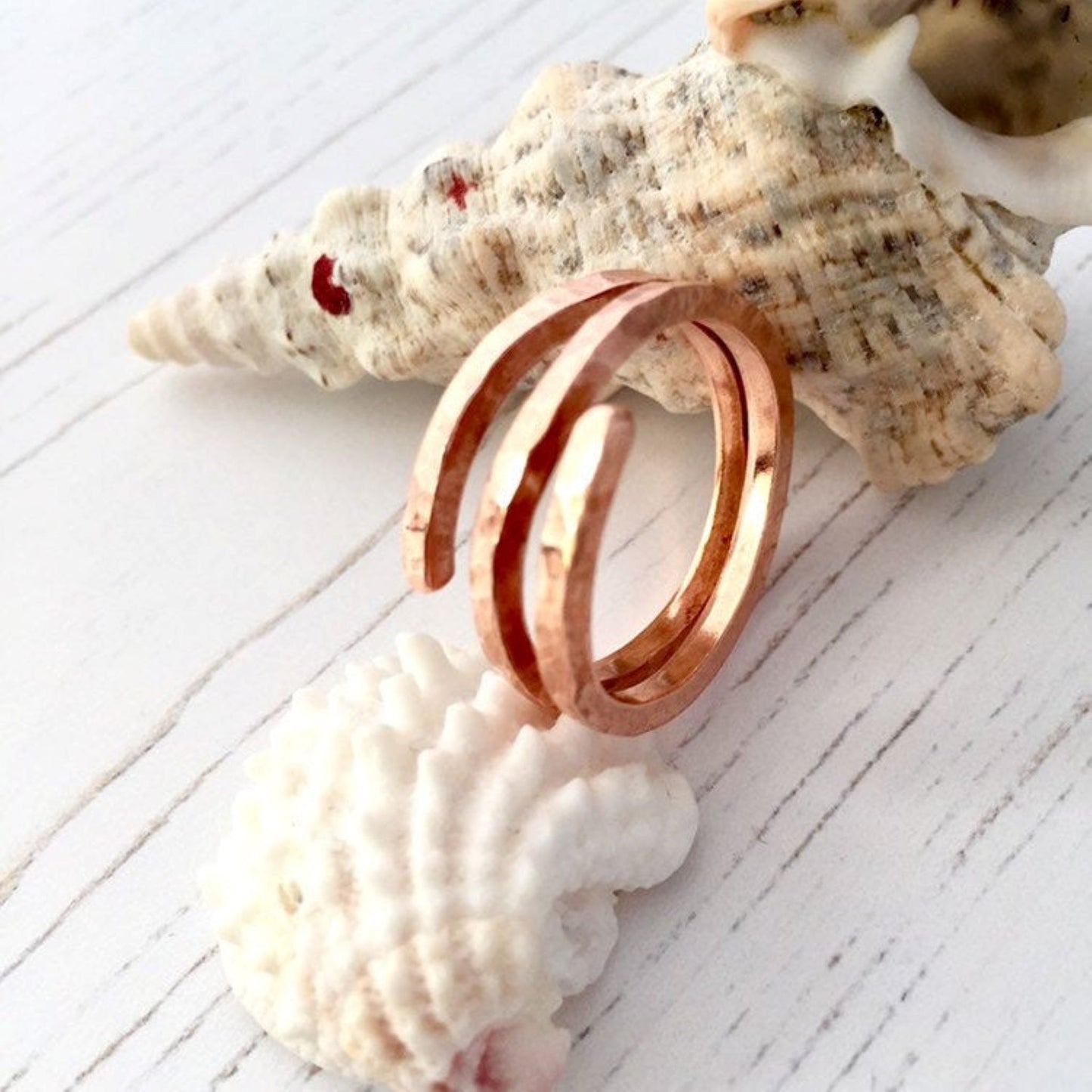 Wrap Around Copper Wire Ring