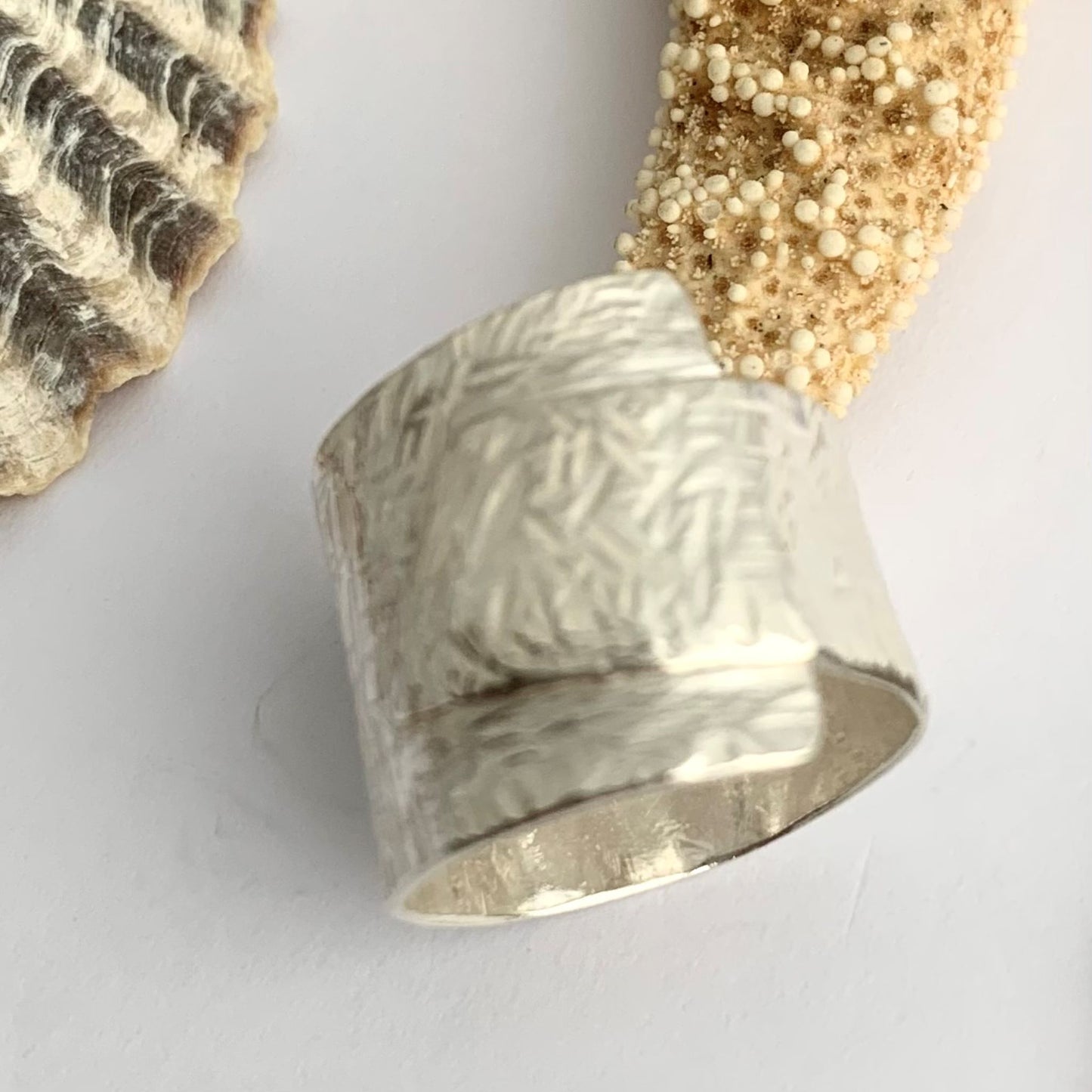 Wrap Around Sterling Silver Textured Ring