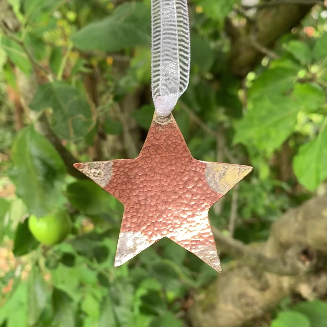 Copper Star Ornament